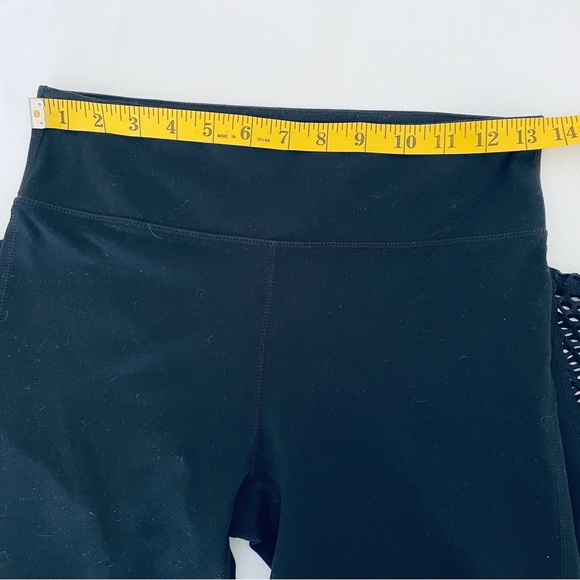 Fabletics  Powerhold fishnet clover leggings black size S - Picture 6 of 9